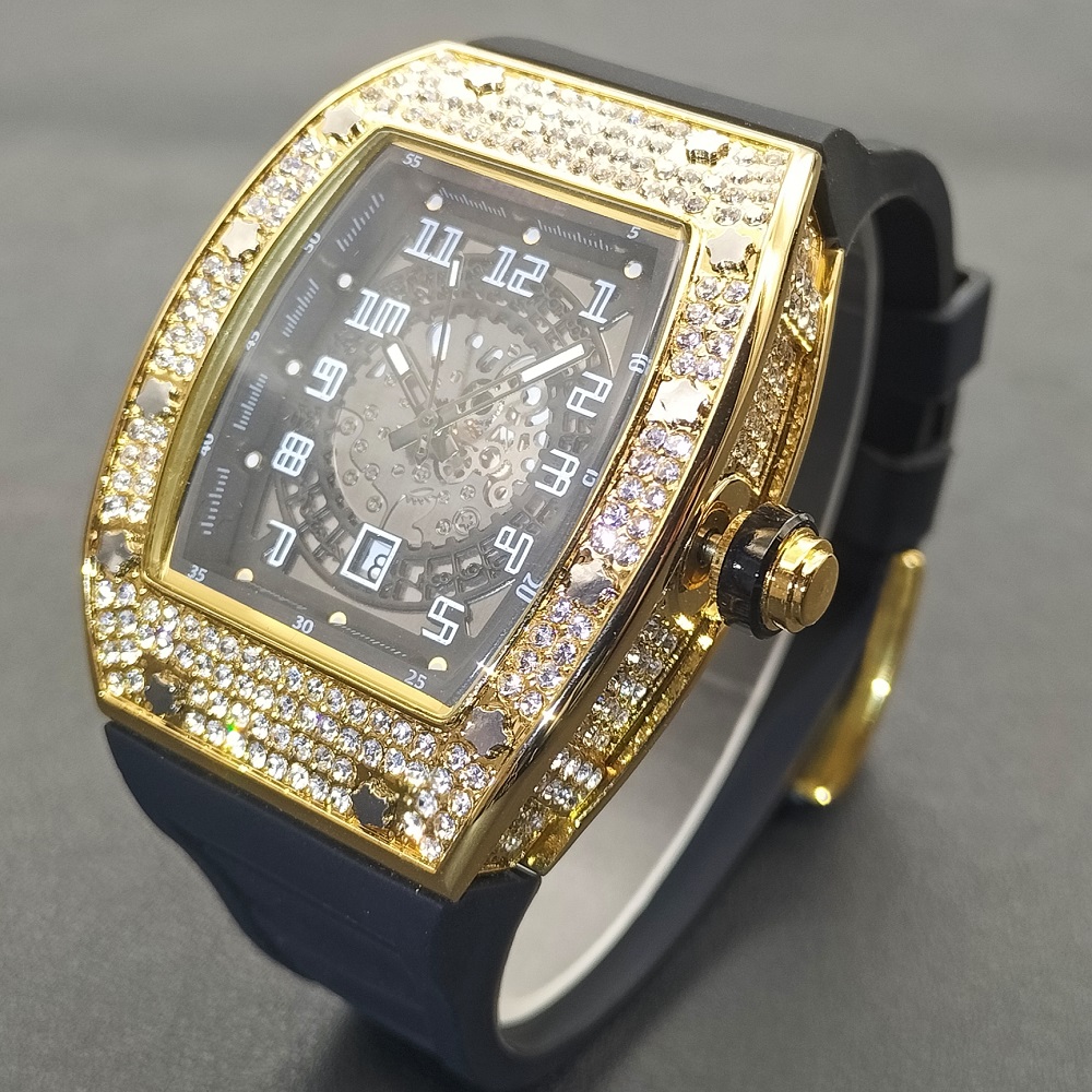 Luxury Watch With Rubber Strap - MISSFOX Nuovi orologi da polso da