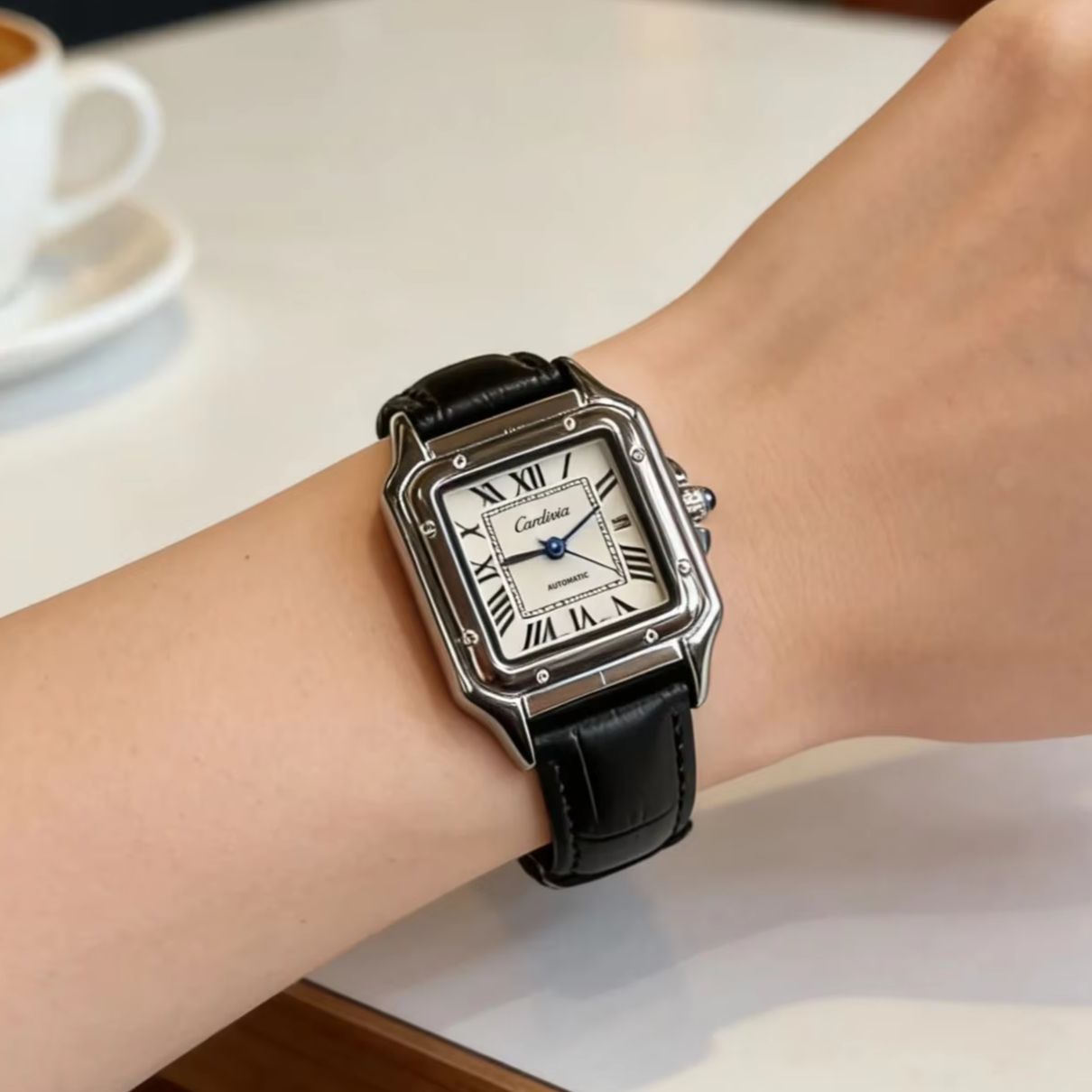 Luxury Watch Cartier - Orologio da donna al quarzo quadrato