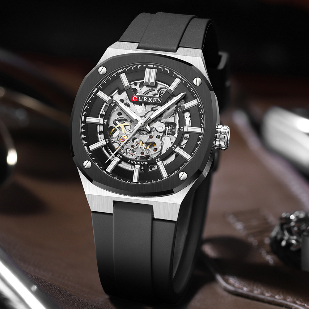 Luxury Watch Apple - 2025 CURREN Orologio meccanico da uomo