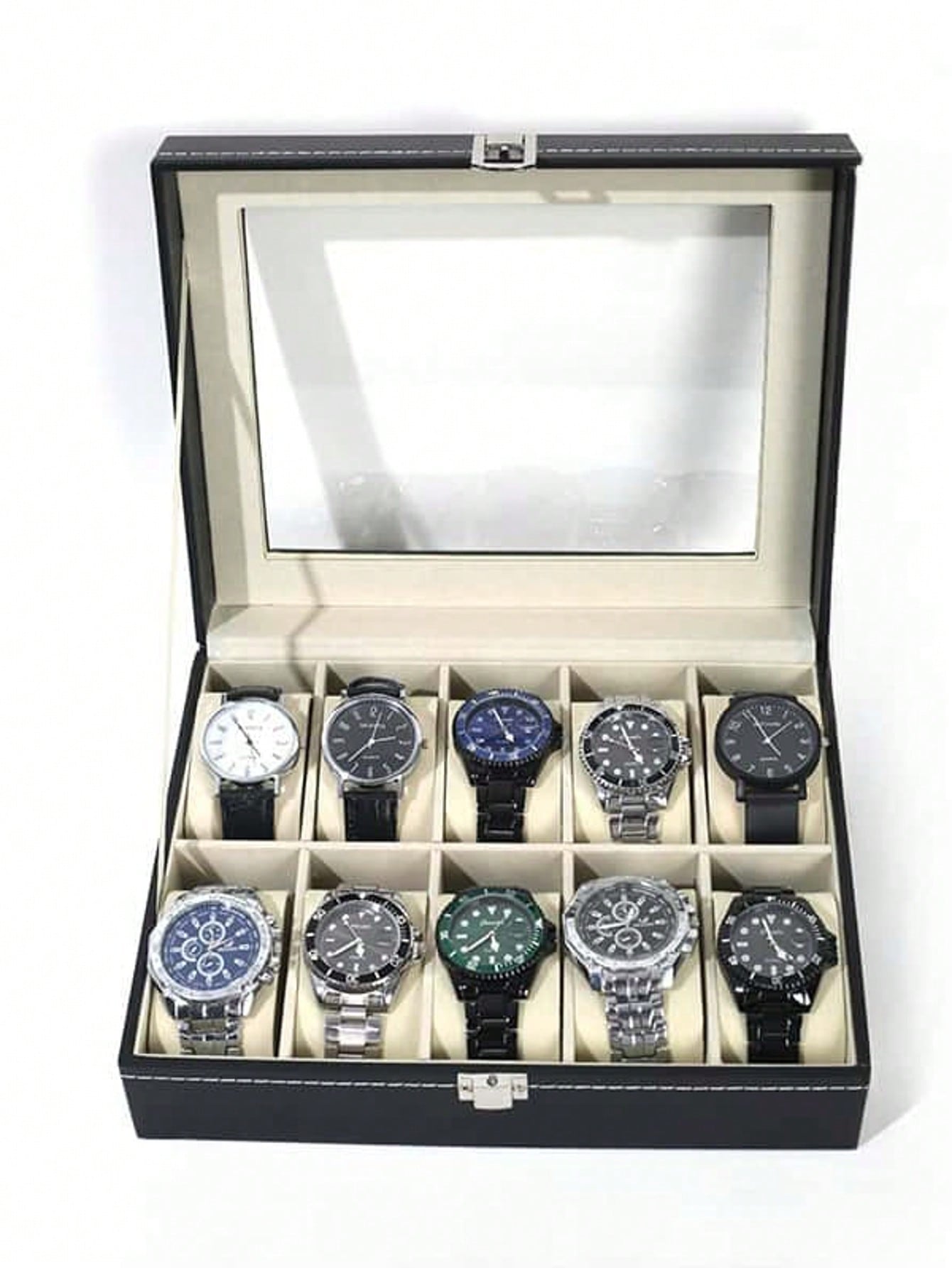 Luxury Watch Holder - Scatola Porta Orologi in Pelle con