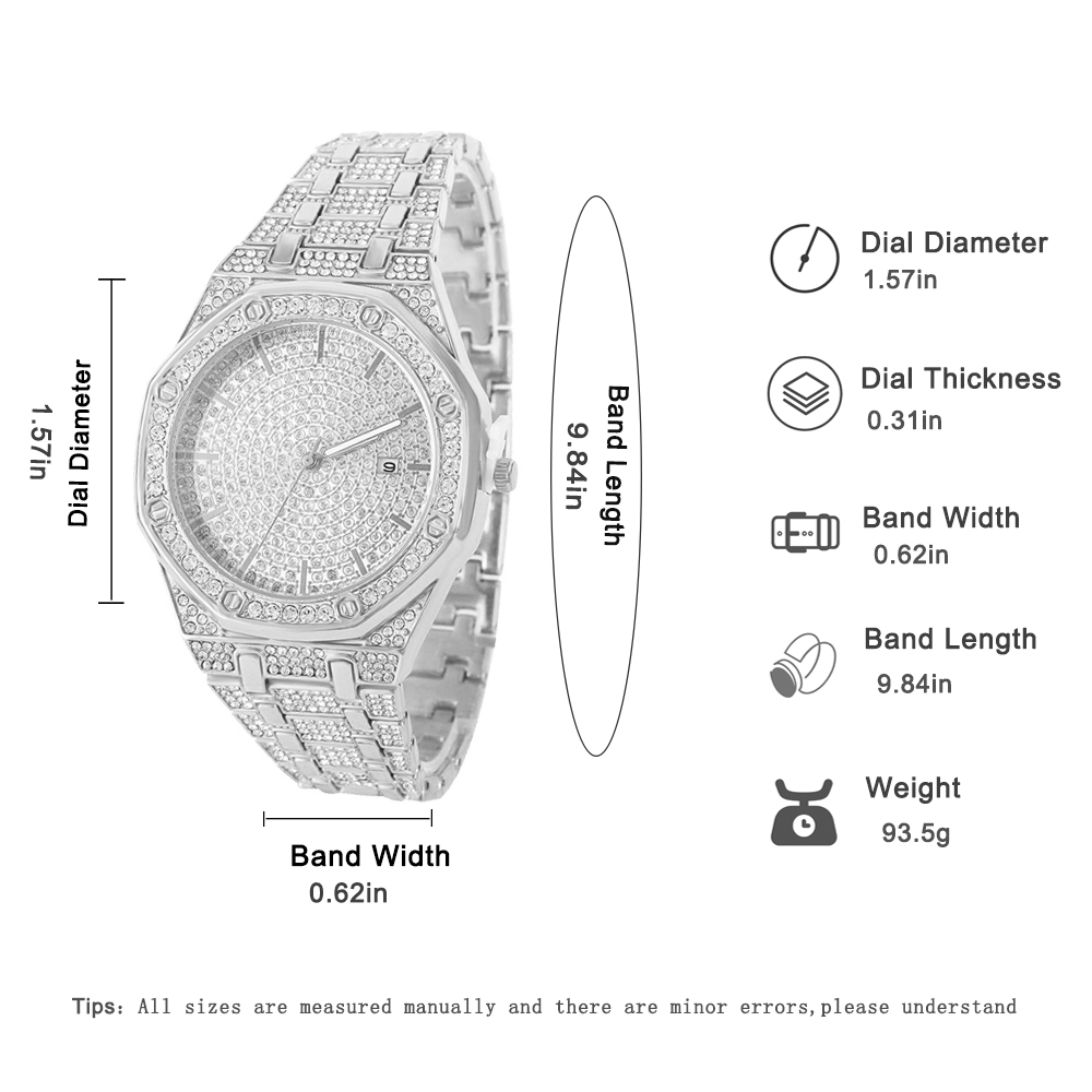 Orologio Iced Out per Uomo, Or - Luxury Watch Diamond recensione e prezzo