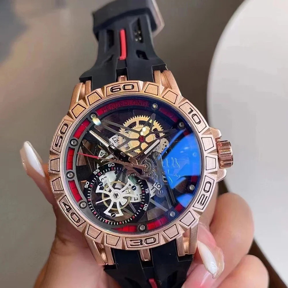 Orologi al Quarzo 3D da Uomo,  - Luxury Watch With Rubber Strap recensione e prezzo