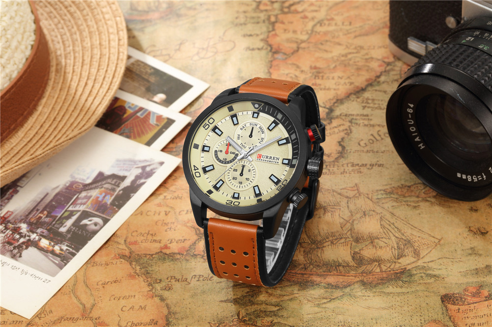 2017 CURREN Moda Orologio Da U - Luxury Watch Apple recensione e prezzo