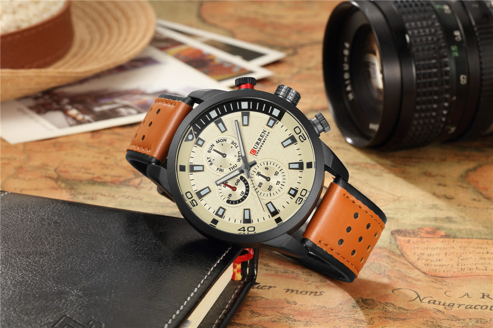 2017 CURREN Moda Orologio Da U - Luxury Watch Apple recensione e prezzo
