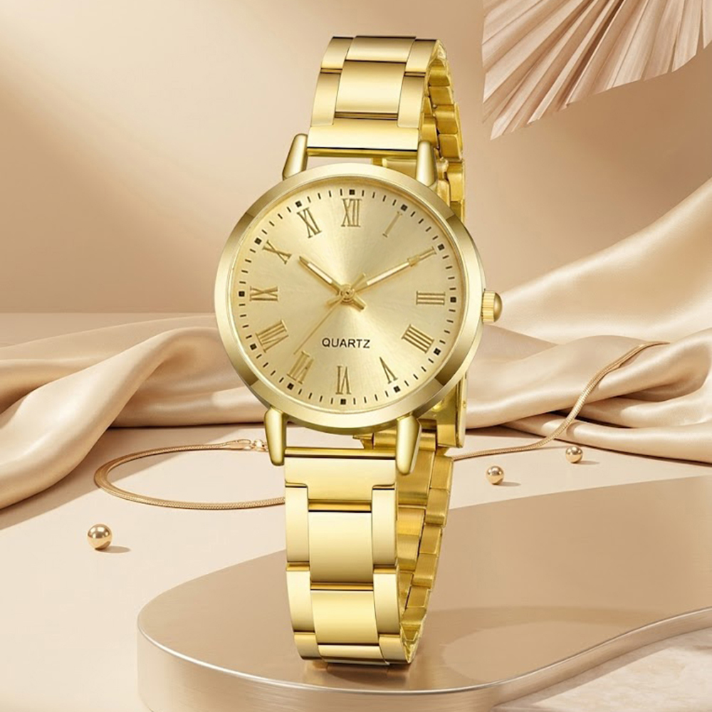 Set di 5 orologi da polso unis - Luxury Watch Gold recensione e prezzo