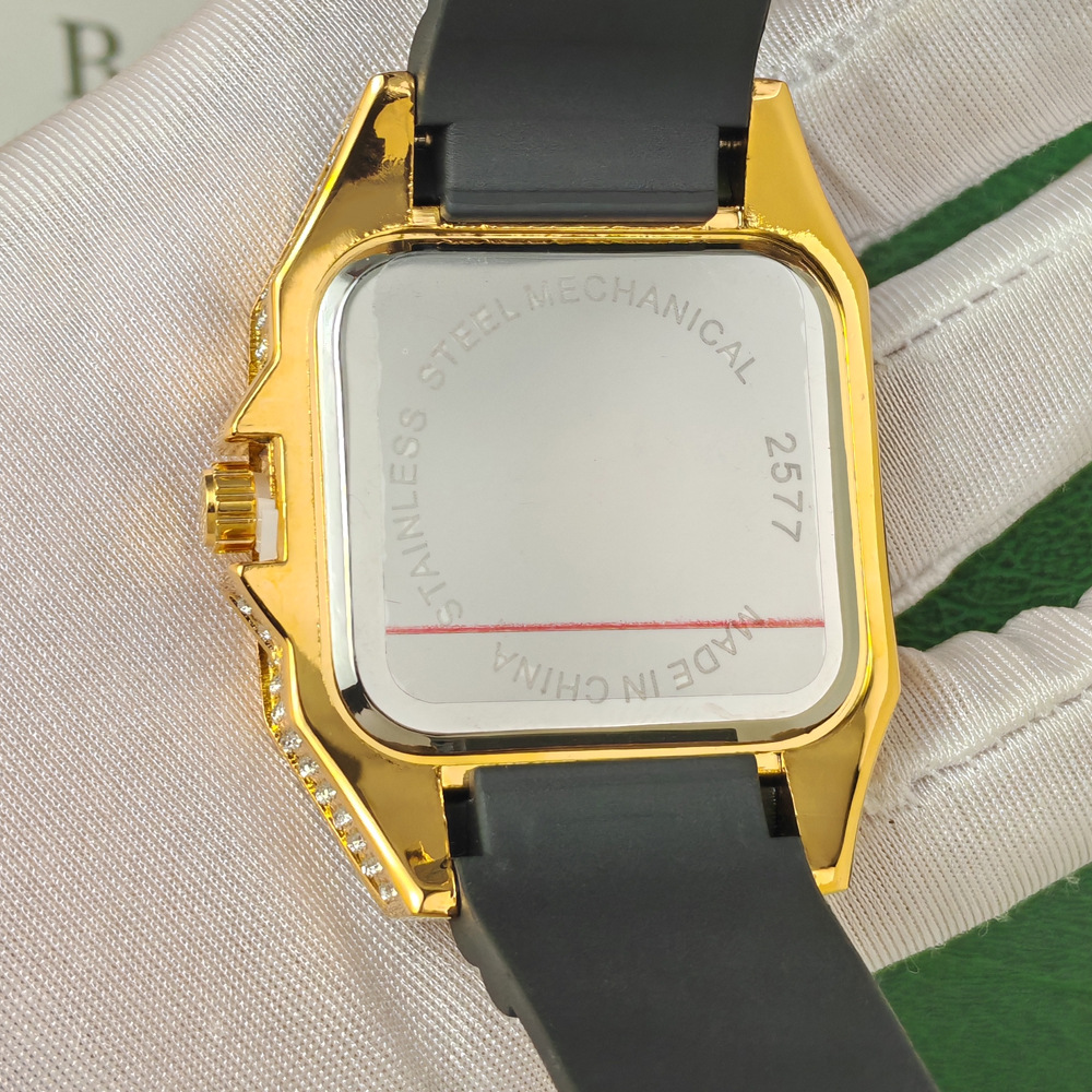 Orologio al Quarzo Quadrato al - Luxury Watch With Rubber Strap recensione e prezzo