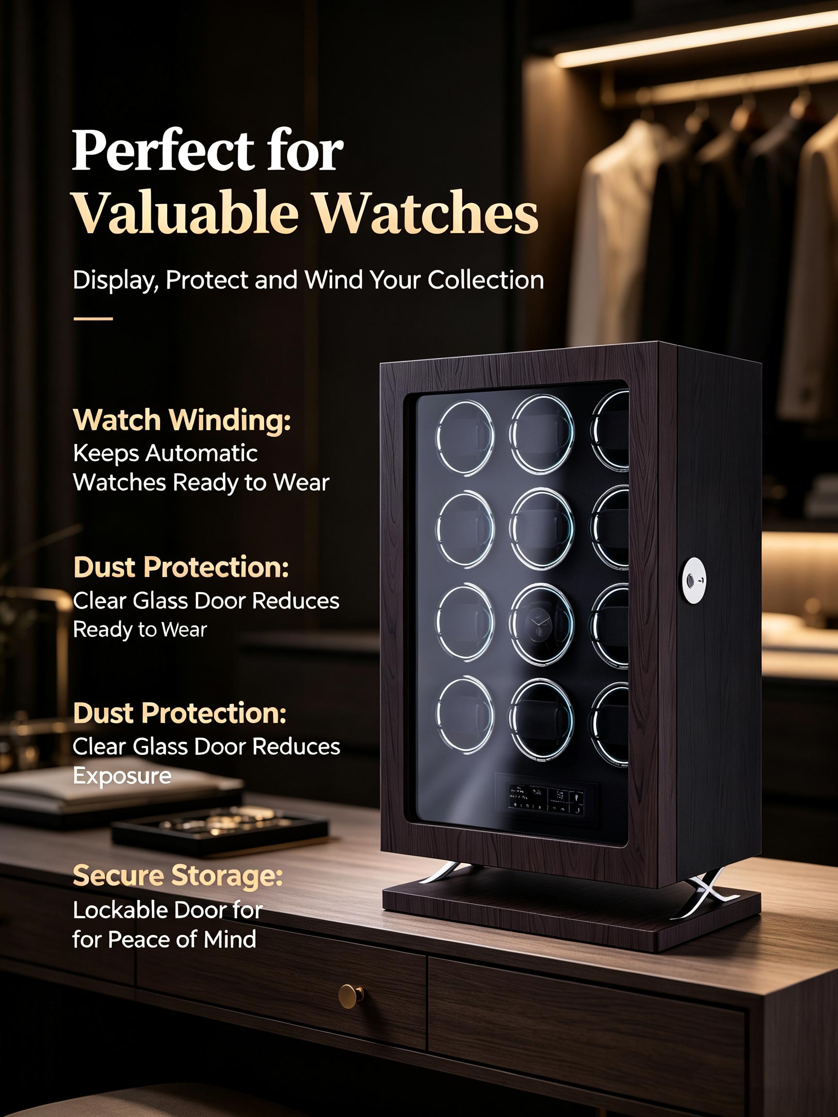 IBBETON Caricatore Automatico  - Luxury Watch Winder Box recensione e prezzo