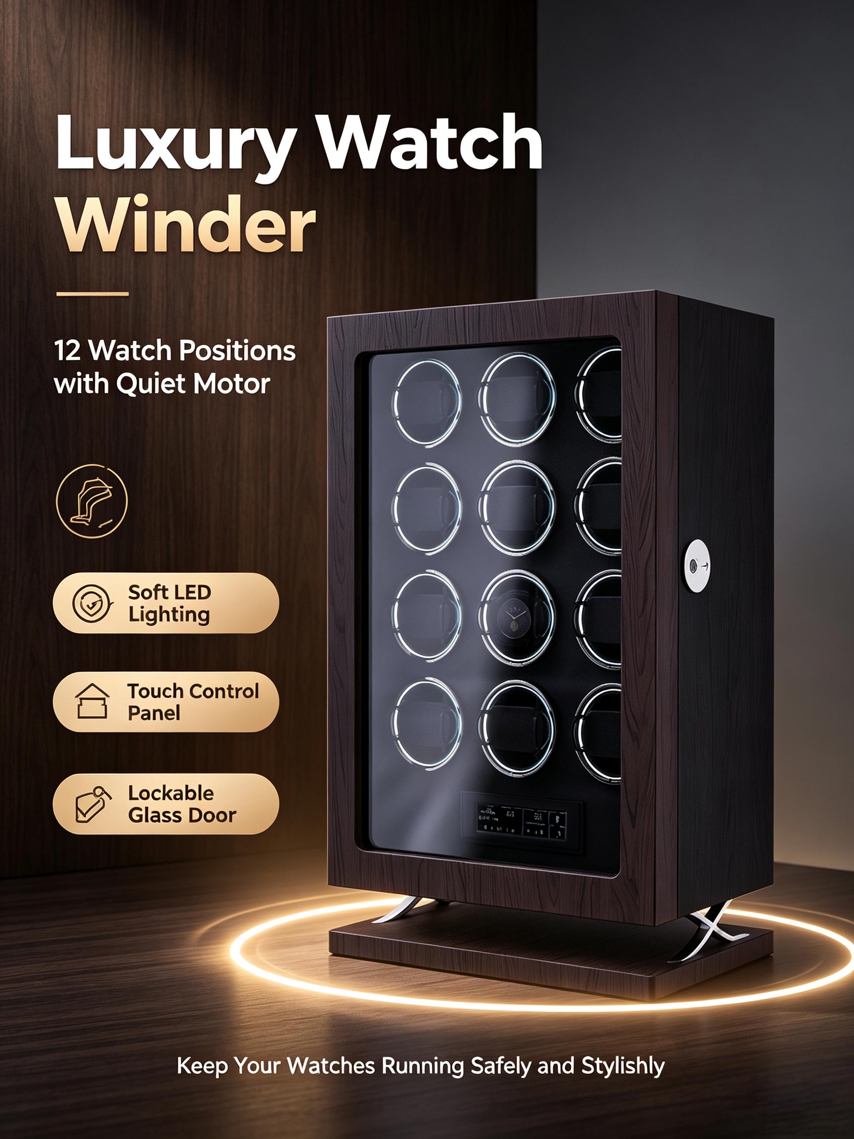 IBBETON Caricatore Automatico  - Luxury Watch Winder Box recensione e prezzo