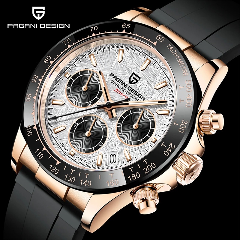 Orologio Cronografo da Uomo Pa - Luxury Watch With Rubber Strap recensione e prezzo