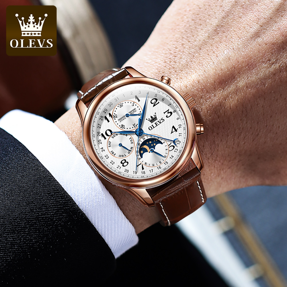 OLEVS 6667 Orologio da Uomo di - Minute Repeater Watch recensione e prezzo