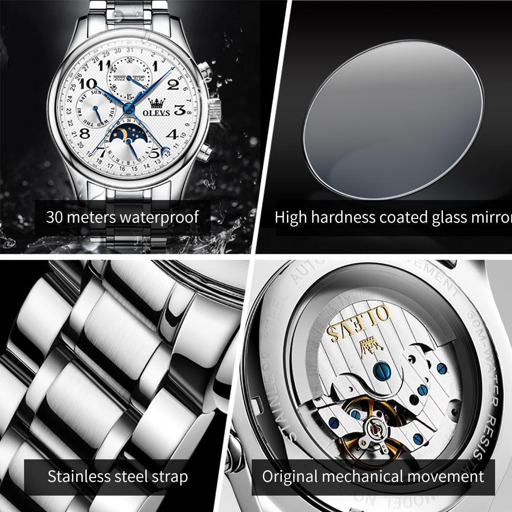 OLEVS 6667 Orologio da Uomo di - Minute Repeater Watch recensione e prezzo