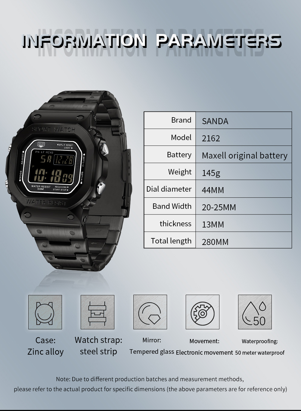 SANDA 2162 Orologio elettronic - Minute Repeater Watch recensione e prezzo