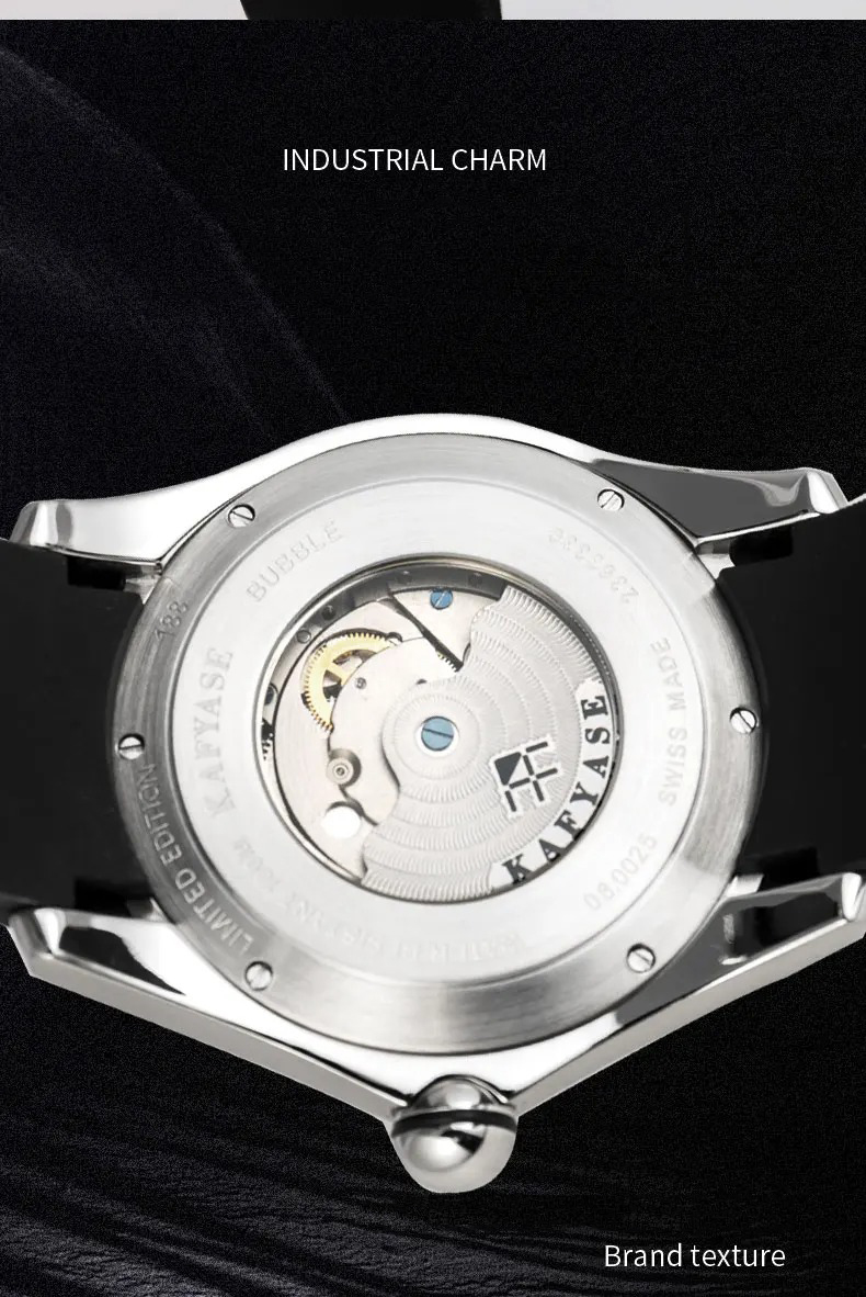 KAFYASE Orologio automatico da - Luxury Watch With Rubber Strap recensione e prezzo